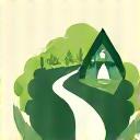 Icona di una foglia e un sentiero, simbolo di impatto minimo.